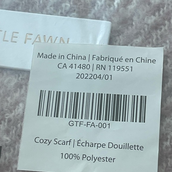 Gentle Fawn Huntingon Pink & Taupe/Cream toned cozy scarf - Picture 8 of 11